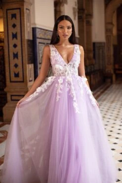 Kailani Tulle Gown - Lilac -ALAMOUR STORE 181 b9958900 c962 43ef b096 5ec2cdd8032f