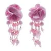 Shailee Pink Flower Drop Earrings 2 Shailee Pink Flower Drop Earrings -ALAMOUR STORE 185 27869cc9 38c1 4f21 9e9d b9efbdea1108