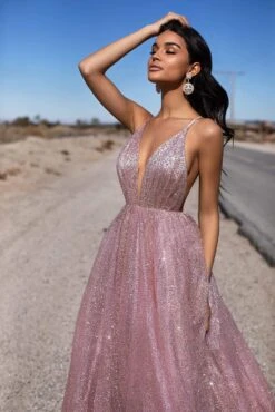 Electra Glitter Gown - Rose Gold -ALAMOUR STORE 26 e1d53561 31e6 4c6e b655 f2effd89c831
