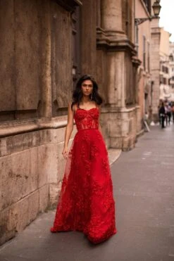 Clarina - Red -ALAMOUR STORE 316