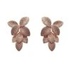 Galina Rose Gold Embellished Earrings