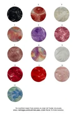 Kaida - Floral 23 Kaida - Floral -ALAMOUR STORE 3dfloralswatchh