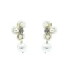 Averie White Flower Pearl Earrings -ALAMOUR STORE 408