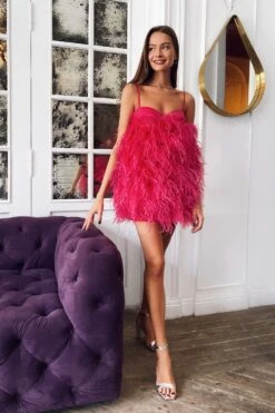 Kaila Dress - Hot Pink -ALAMOUR STORE 41 658222dd bf98 4d20 a272 4dddcd5be2d4