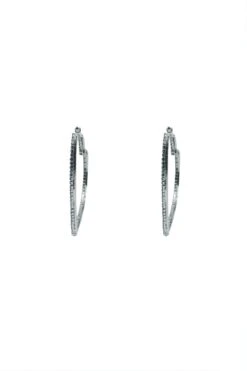 Gaia Silver Crystal Heart Hoop Earrings -ALAMOUR STORE 4 1ab3608d 39fa 4e81 8a5b 22225c273dad