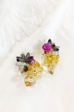 Marta Multicolored Heart Earrings -ALAMOUR STORE 50 f7febf36 b9e6 4eee b469 9545a55ab505