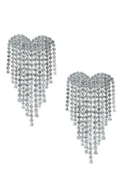 Flora Heart Diamante Earrings -ALAMOUR STORE 533 b436a6c6 d1b4 4cf5 9480 5d12ad4ab4b2