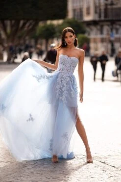 Estafania Beaded Tulle Gown - Baby Blue -ALAMOUR STORE 85 16a80795 5aa5 4000 b816 e07b55167729