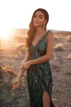 Danica Sequin Gown - Emerald 8 Danica Sequin Gown - Emerald -ALAMOUR STORE 8 bae0dfc0 5e9e 4fbb 996f 5ebf80ed586a