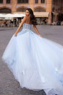 Estafania Beaded Tulle Gown - Baby Blue -ALAMOUR STORE 90 d7d214af 50f8 46c3 886b 3077164ab7a7