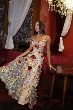 Lucy Floral 3D Maxi Gown 15 Lucy Floral 3D Maxi Gown -ALAMOUR STORE ADORIA 45