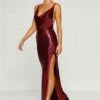 Andriana - Burgundy -ALAMOUR STORE H6A2496