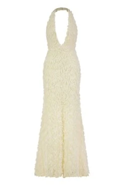 Alura Roses Floral Cream Maxi Gown -ALAMOUR STORE alura 2