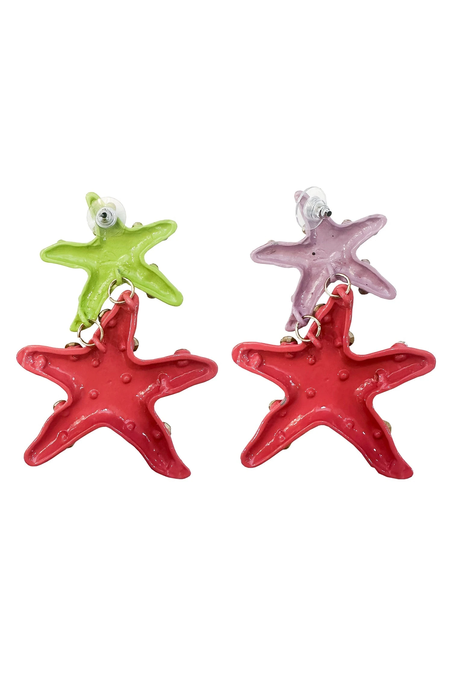 Zara Multicoloured Starfish Earrings 5 Zara Multicoloured Starfish Earrings - Image 3