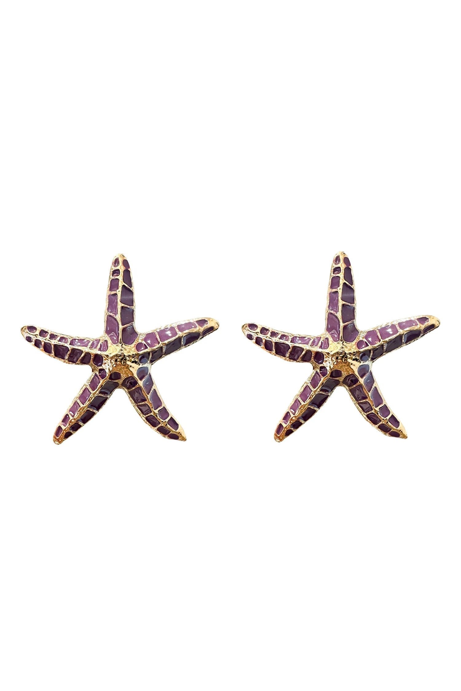 Julianne Purple Starfish Earrings 5 Julianne Purple Starfish Earrings - Image 3