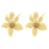 Briella Soft Yellow Flower Earrings