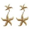 Adira Gold Starfish Earrings