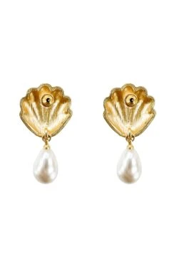 Heather Pearl Shell Earrings 10 Heather Pearl Shell Earrings -ALAMOUR STORE earrings203