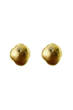 Rosamund Gold Flower Earrings -ALAMOUR STORE earrings213 c07071dd 380c 4e1c bfc7 8d4d5d369757