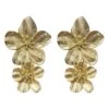 Shyla Gold Multi Flower Earrings -ALAMOUR STORE earrings22
