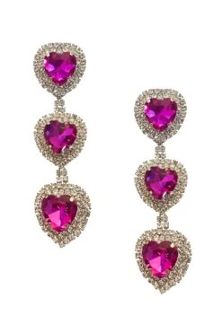 Miliani Fuchsia Diamante Earrings 12 Miliani Fuchsia Diamante Earrings -ALAMOUR STORE earrings221 db37d869 00c8 4983 9c1a a01578af0147