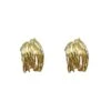 Clarina Gold Hoop Earrings