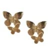 Tciana Gold Butterfly Drop Earrings 2 Tciana Gold Butterfly Drop Earrings -ALAMOUR STORE earrings29