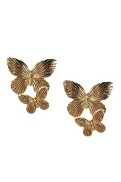 Tciana Gold Butterfly Drop Earrings