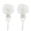 Ciana White Flower Earrings -ALAMOUR STORE earrings330