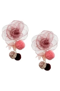 Phoebe Mauve Statement Earrings -ALAMOUR STORE earrings388 bd409118 ec3d 4f5a 9ae9 7919d14f16fe