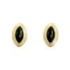 Clarisse Black Earrings -ALAMOUR STORE earrings398