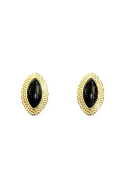 Clarisse Black Earrings