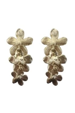 Carola Gold Multi Flower Earrings -ALAMOUR STORE earrings64 94f5d5c4 1e82 48fe 9ada 3d7c7bc1d745