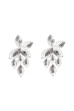 Lindsey Silver Diamante Earrings -ALAMOUR STORE earrings73 044484ac 0505 4478 a541 2314eff27510