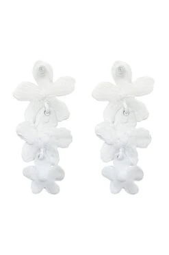 Niki White Flower Drop Earrings 13 Niki White Flower Drop Earrings -ALAMOUR STORE earrings85 3d5c306e 69ec 472f 8df5 c5991d9ab6d4