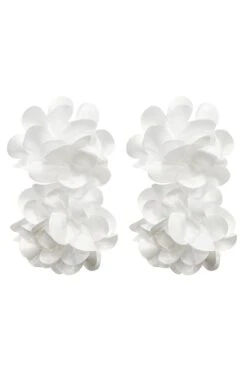 Meghan White Flower Drop Earrings -ALAMOUR STORE earrings86 8ca0c719 287e 4f38 973b dadea01117bf