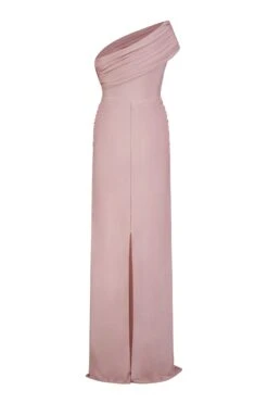 Layla One Shoulder Jersey Mauve Pink Gown -ALAMOUR STORE layla 2 gm d94fd3a1 fe47 4e0b b56c 2999d94f957a