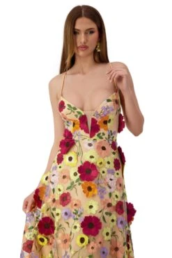 Lucy Floral 3D Maxi Gown 21 Lucy Floral 3D Maxi Gown -ALAMOUR STORE lucy 5